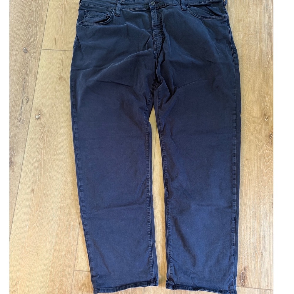 Mavi Jeans Myles Straight Leg Navy Blue Pants Mens size 42x32‎ Cotton Stretch